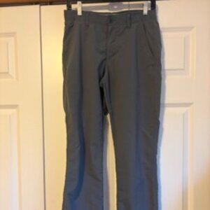 Under Armour Pants Mens 30x30 Gray Straight Fit Stretch Casual Golf pockets.
